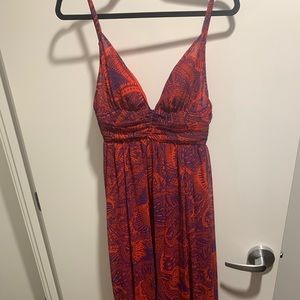 Victorias Secret long maxi chiffon patterned dress